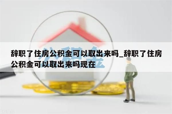 辞职了住房公积金可以取出来吗_辞职了住房公积金可以取出来吗现在